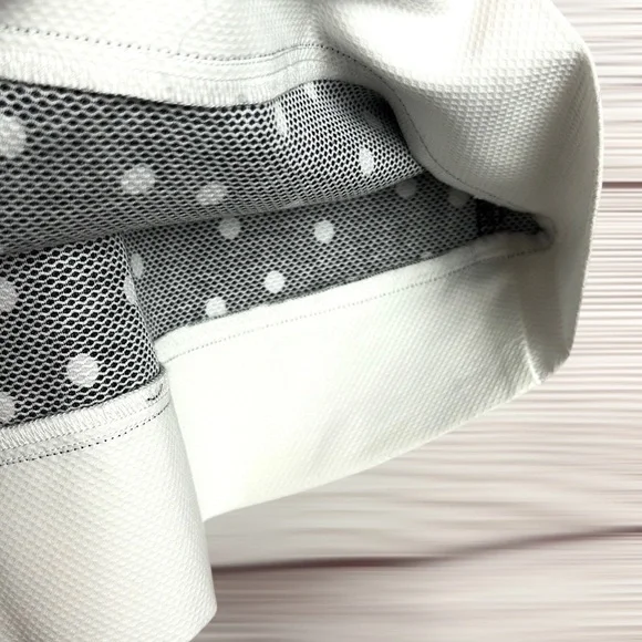 NWT Janie and Jack Cotton Dress Black and White Polka Dot Cap Sleeves size 7 - Picture 7 of 11